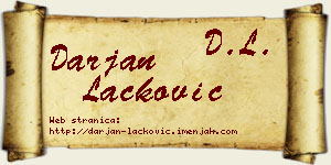 Darjan Lacković vizit kartica